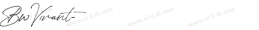 Bw Vivant字体转换